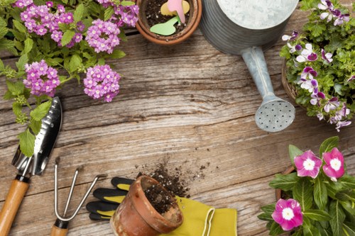 London garden renaissance with local decking cleaning